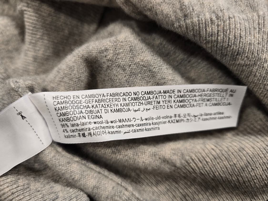 마시모두띠 울+캐시미어 니트 티셔츠 100(77) 상품이미지8