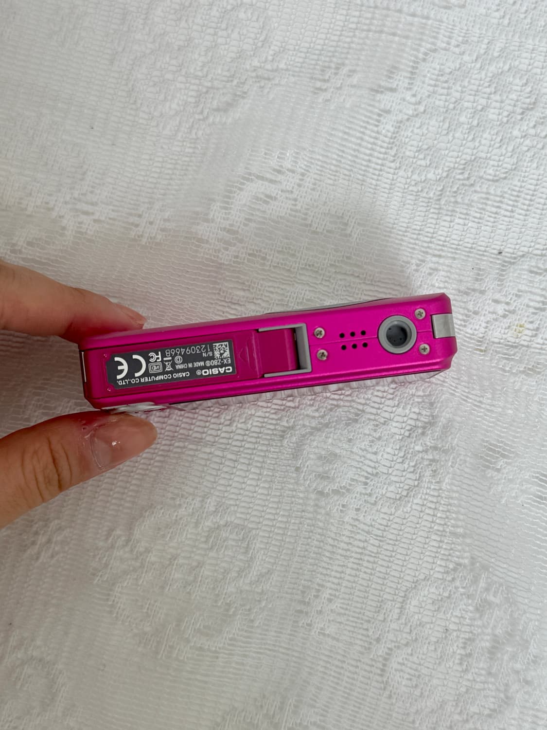 카시오 엑슬림 ex-z80 핑크 디카 (카리나 선미 츄 토모토모 디카) 상품이미지3