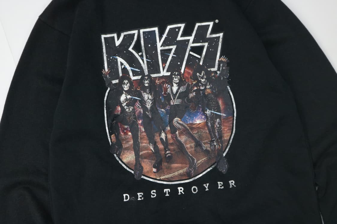 KISS 키스 "DESTROYER" 앨범 아트 빈티지 맨투맨 (M) 상품이미지3