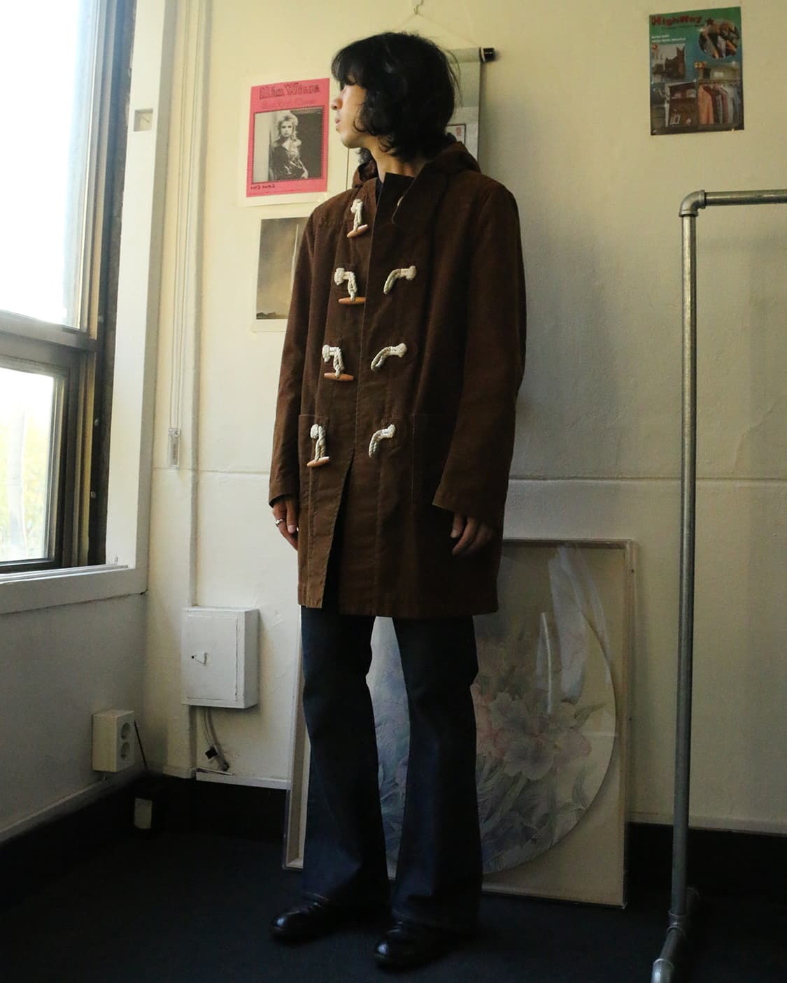 준야 와타나베 맨 브라운 더플 코트  상품이미지4