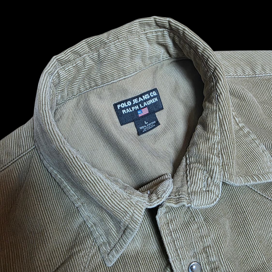 폴로 랄프로렌 셔츠 브라운 코듀로이 상품이미지2