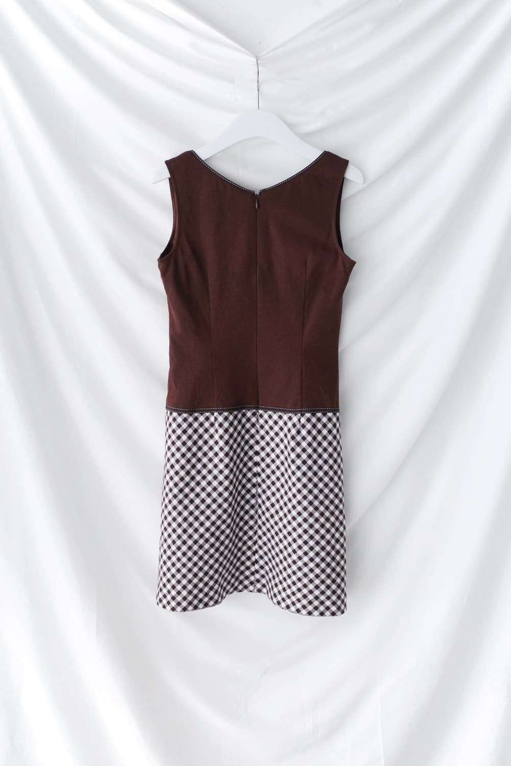 cecil mcbee) check ribbon one-piece 상품이미지2