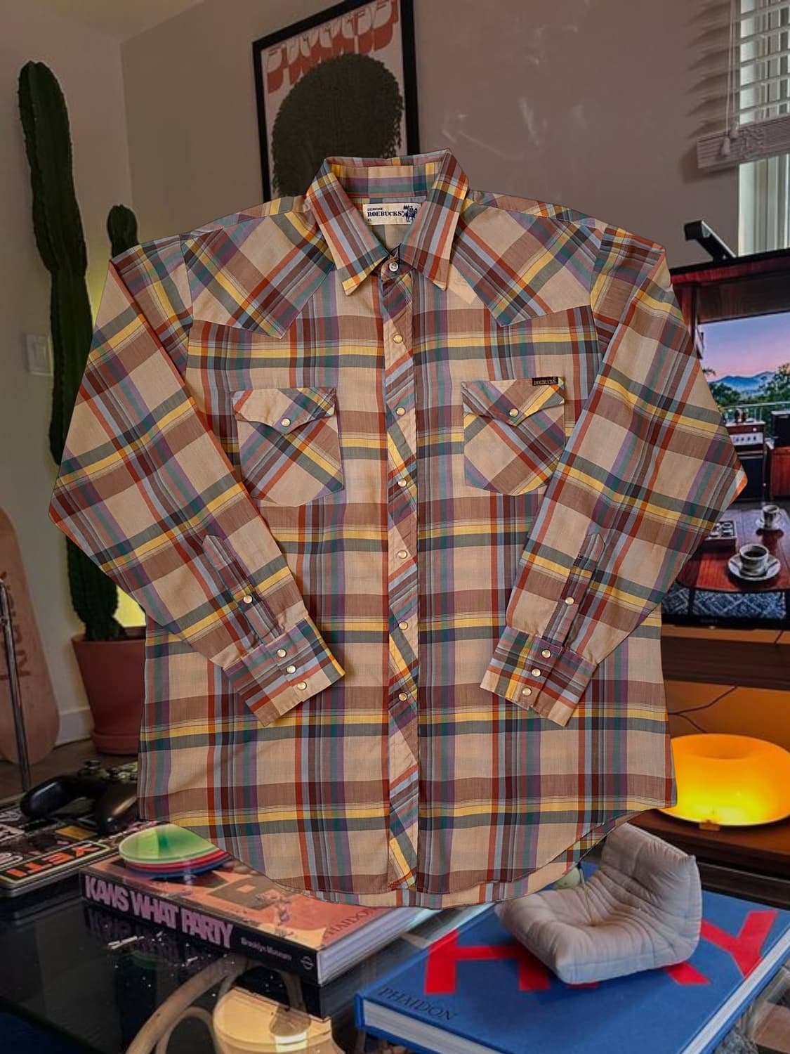 빈티지 체크 포켓 셔츠 (Man 2XL) AB1337 상품이미지1