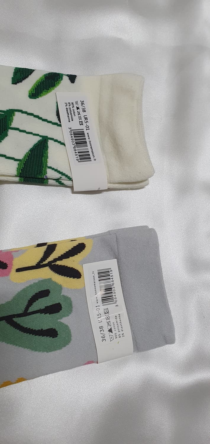 라이트그레이 크림베이지 Bonne Maison 본메종 양말  상품이미지8