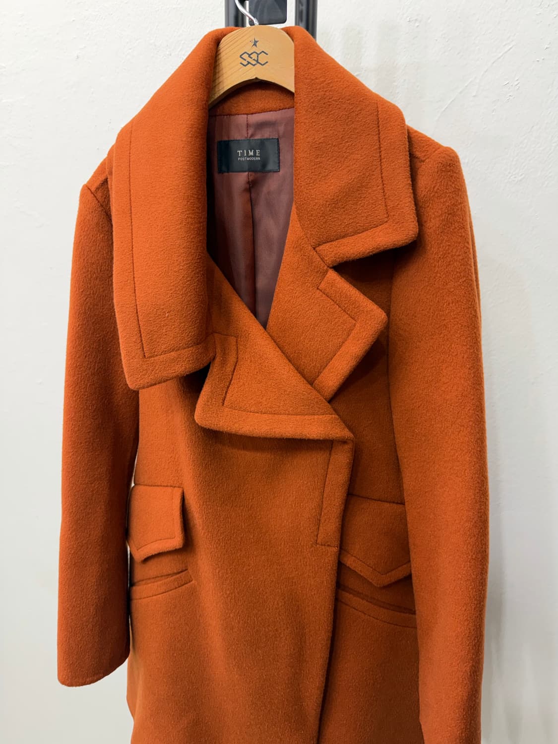 정품) TIME 타임 한섬 캐시미어 코트 82 상품이미지3