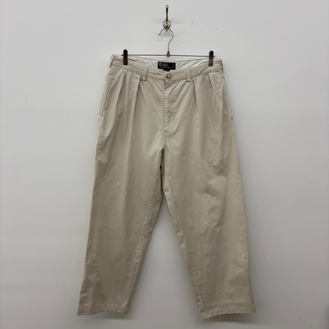 폴로 랄프로렌 베이지 면바지 32 상품이미지1