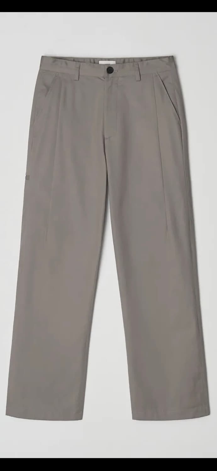 파세르 백 포켓 치노 팬츠 [카키 그레이] 상품이미지1