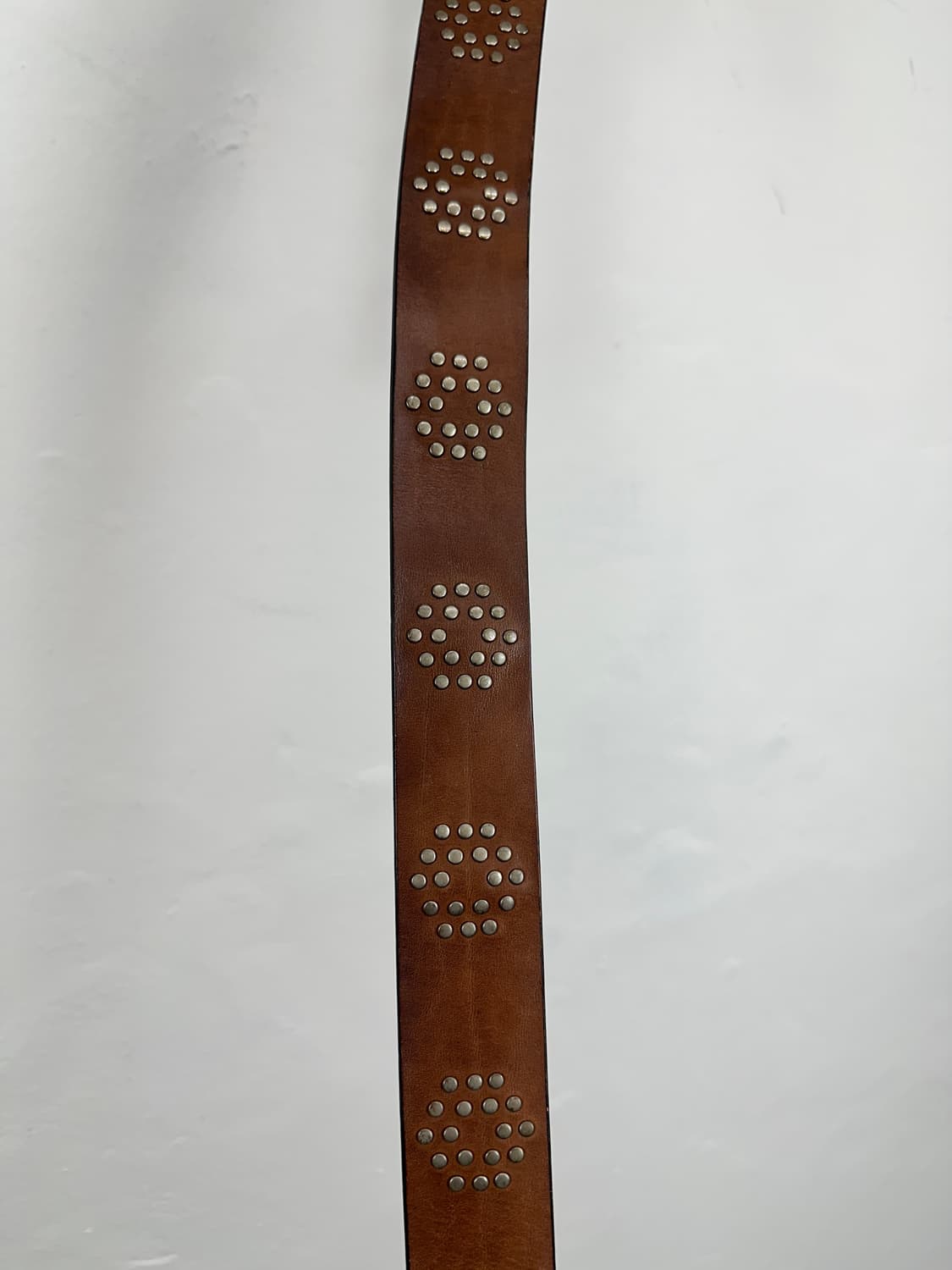 Puma stud brown leather belt 상품이미지5