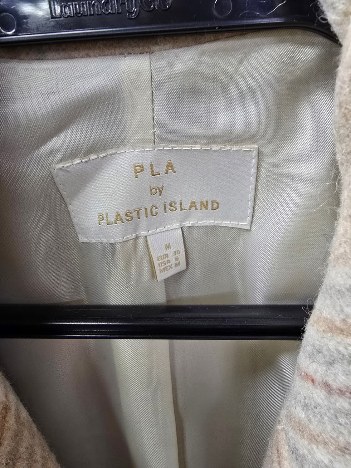 플라스틱아일랜드 체크 롱코트 (1297) 상품이미지3