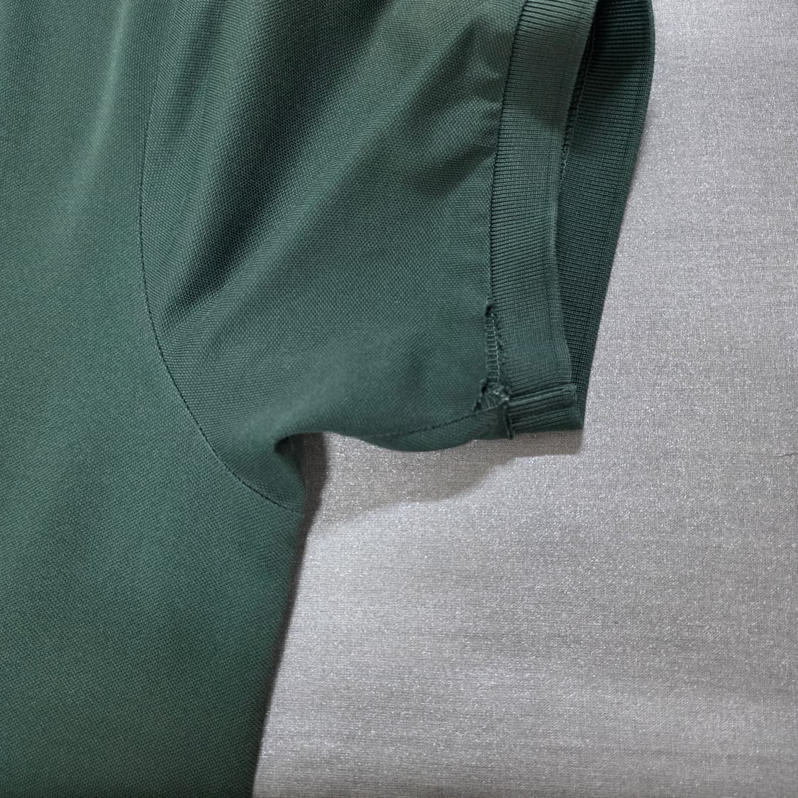 XL 노스페이스 다크그린 반팔 카라티셔츠 작업복 (하자O) 상품이미지4