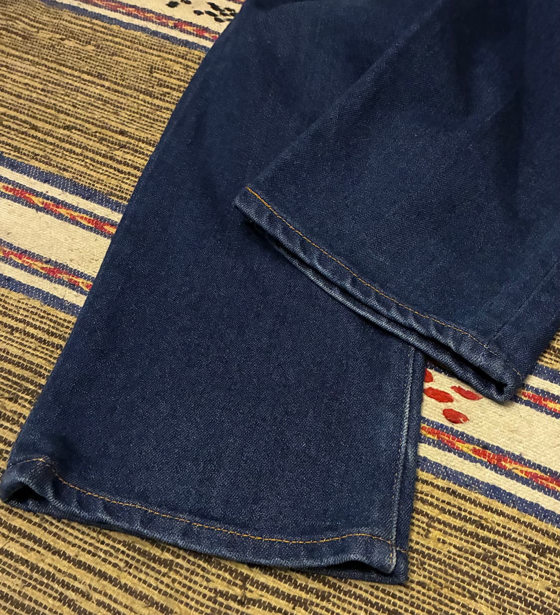 (31~32)Levis 리바이스 517 블랭크탭 플레어 부츠컷 진청 데님 상품이미지4