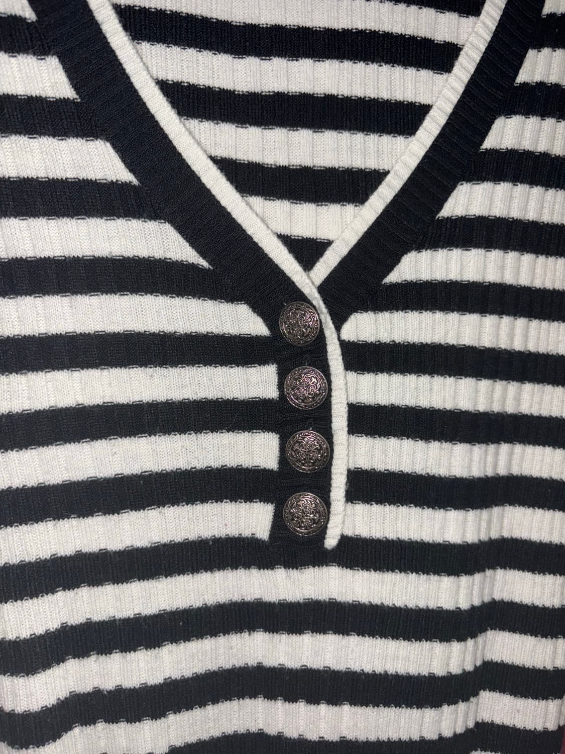 빈티지 스트라이프 골지 티셔츠 갸루 y2k 상품이미지2