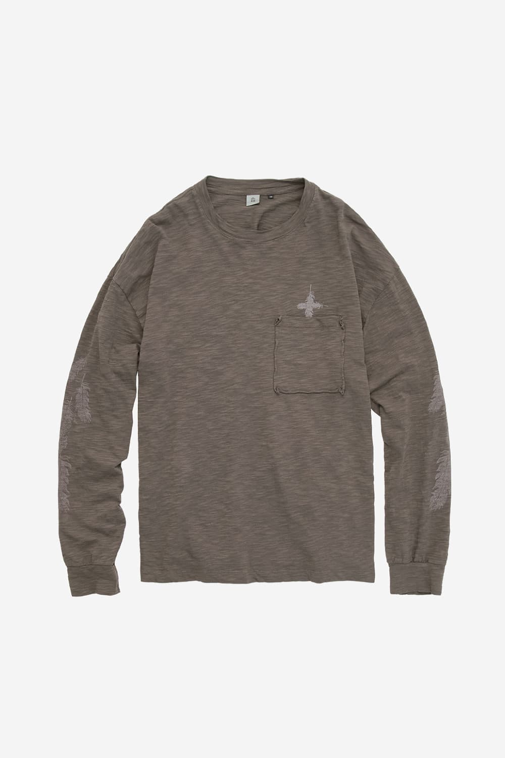 (2) 폴리테루 1011 페더 롱슬리브 브라운 상품이미지1