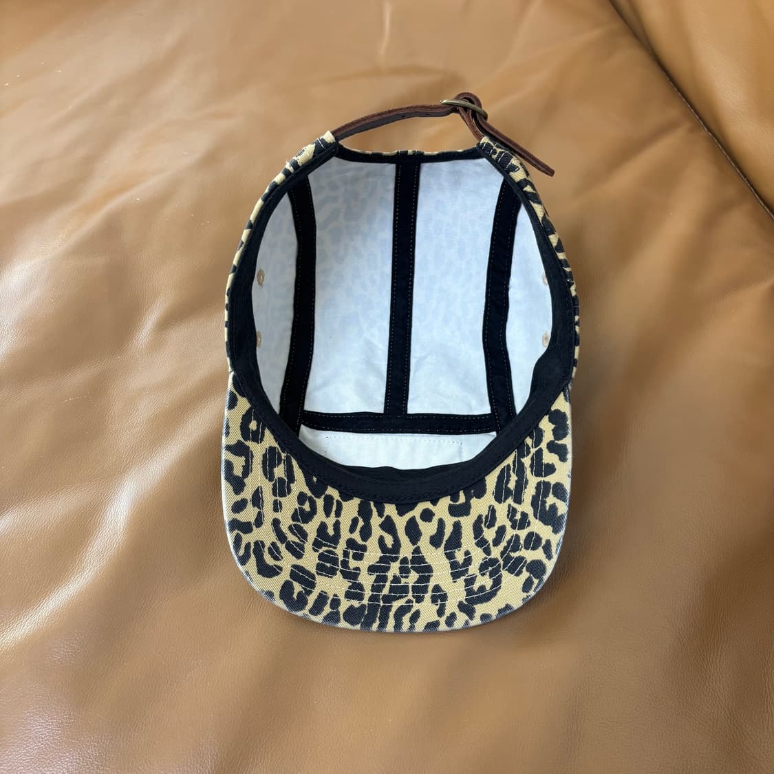 Supreme 슈프림 23fw 워시드 레오파드 캠프캡 모자 Leopard 상품이미지6