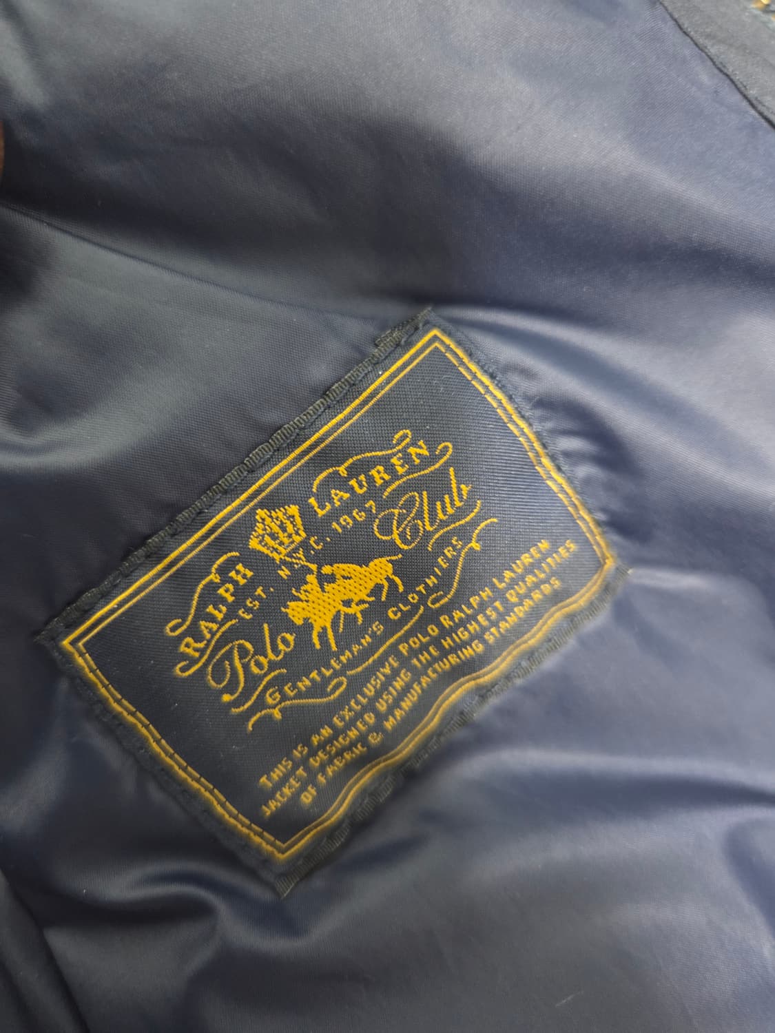 폴로 랄프로렌 퀼팅 자켓 네이비 상품이미지4