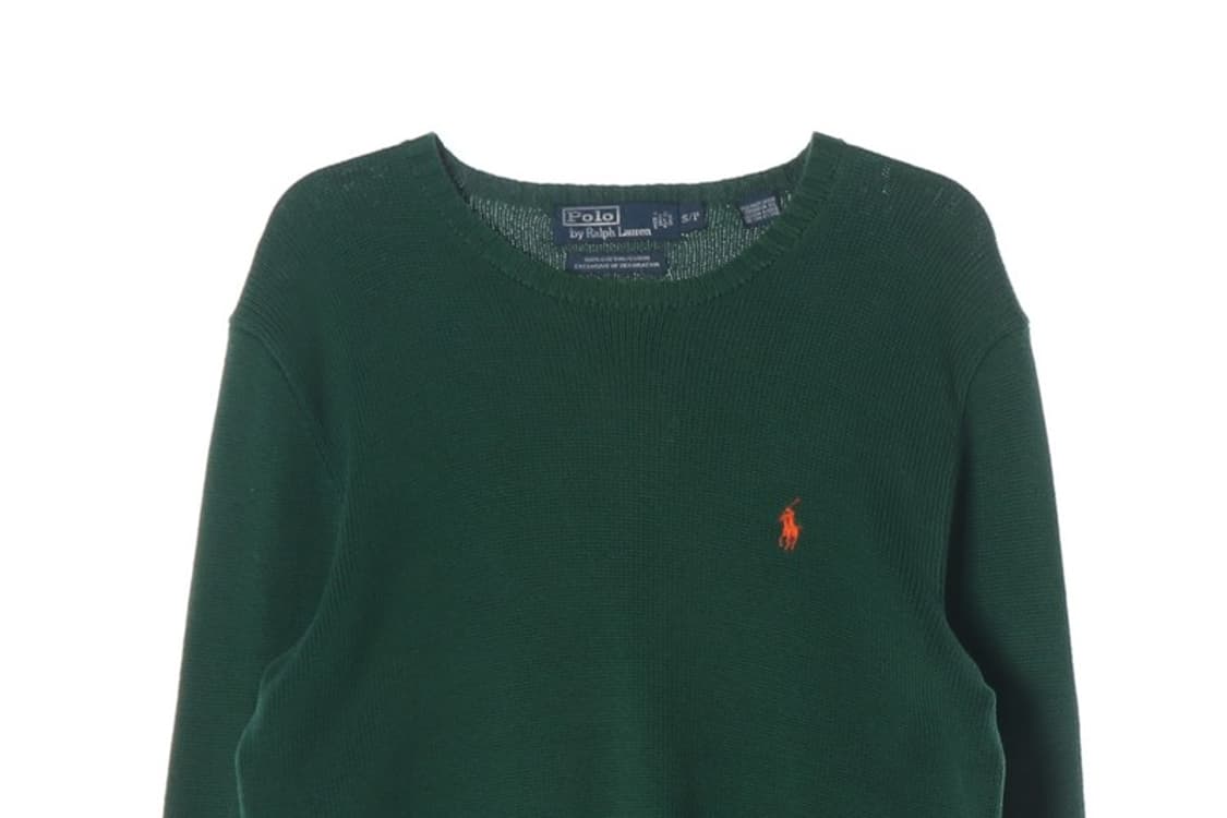 폴로 랄프로렌 그린 코튼 니트 S 상품이미지3