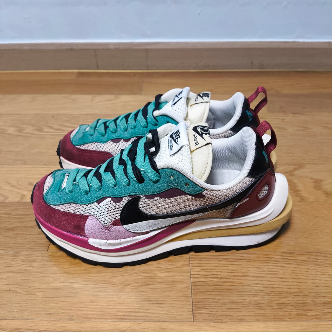 [240] 나이키X사카이 베이퍼와플 빌런레드 상품이미지5