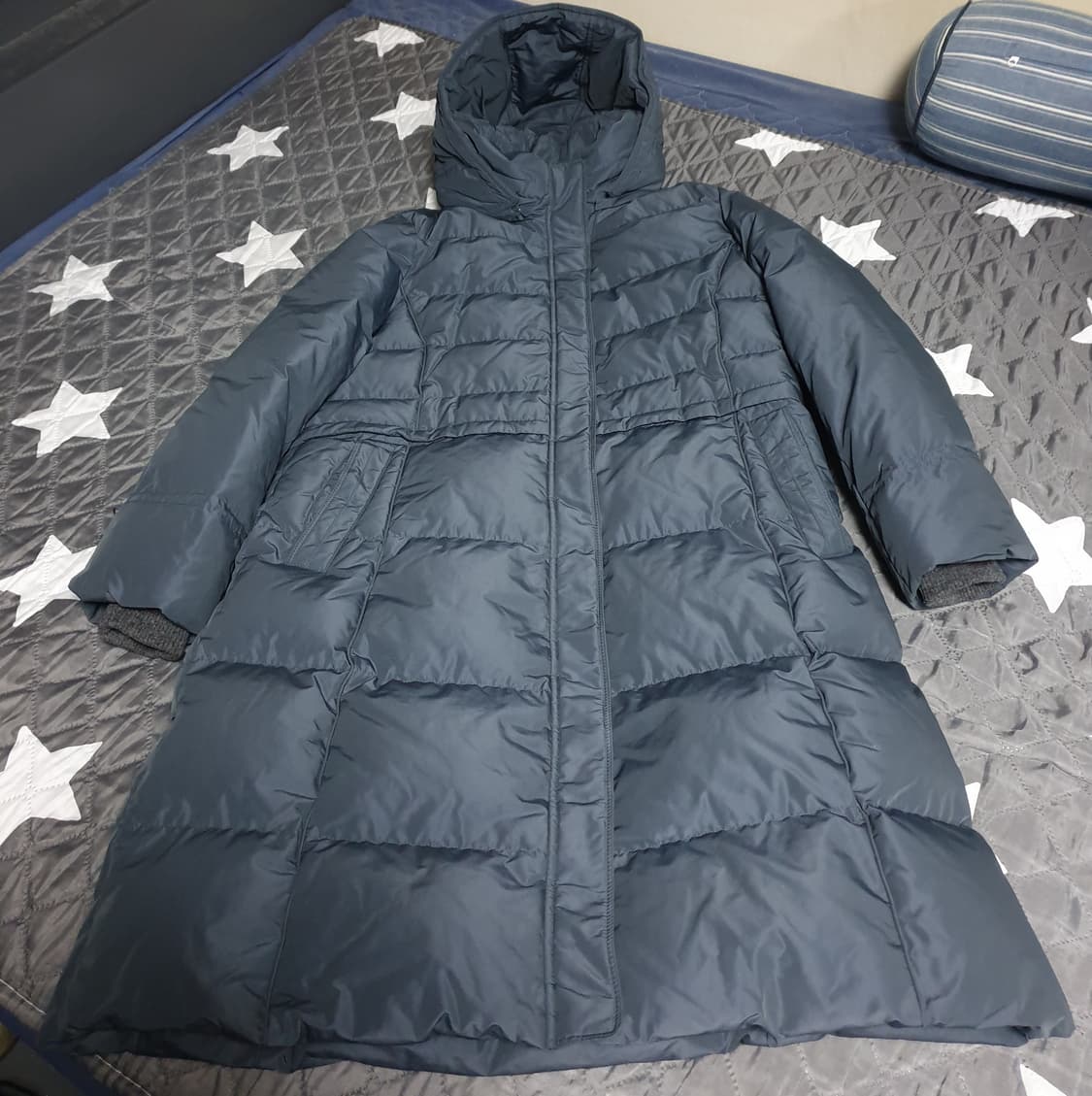 ODV 히든허리스트링 구스다운 롱패딩 (M) 상품이미지1