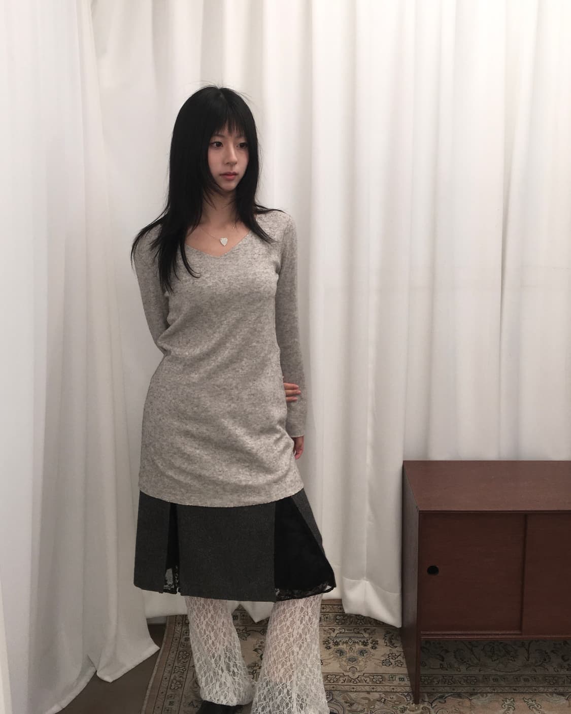 G.O.A 3 way 니트 set 상품이미지1