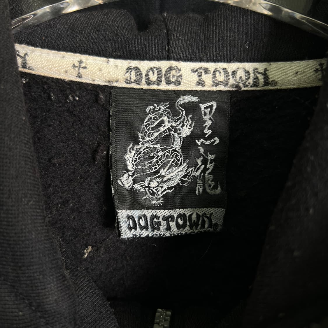 Dogtown 도그타운 블랙 후드집업 상품이미지3