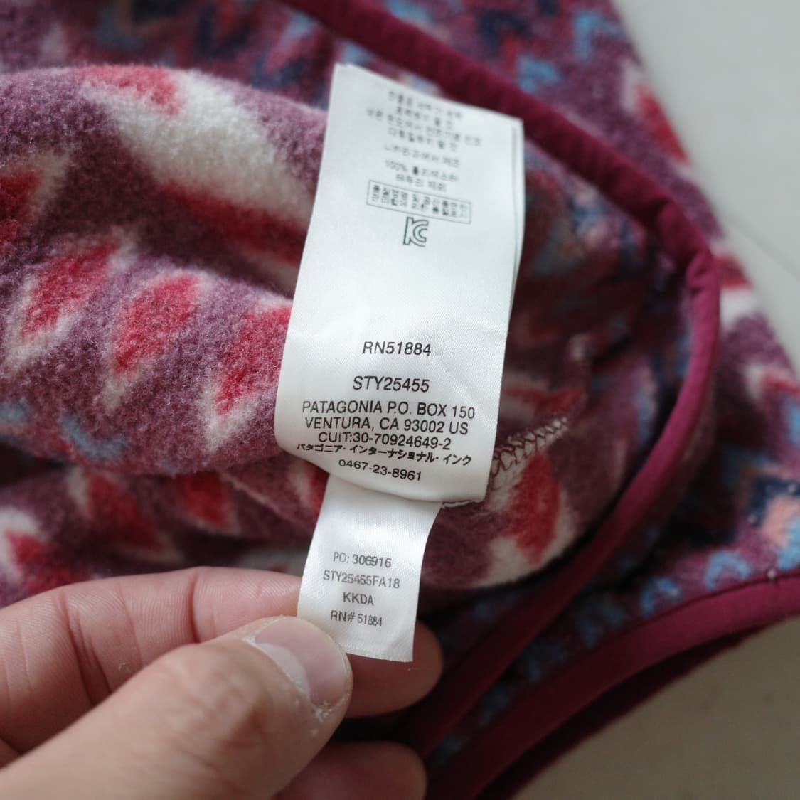 파타고니아 신칠라 스냅T 네이티브 아즈텍 플리스 M 상품이미지6