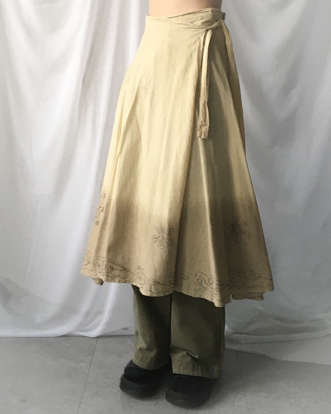 Ethnic mood wrap skirt 상품이미지7