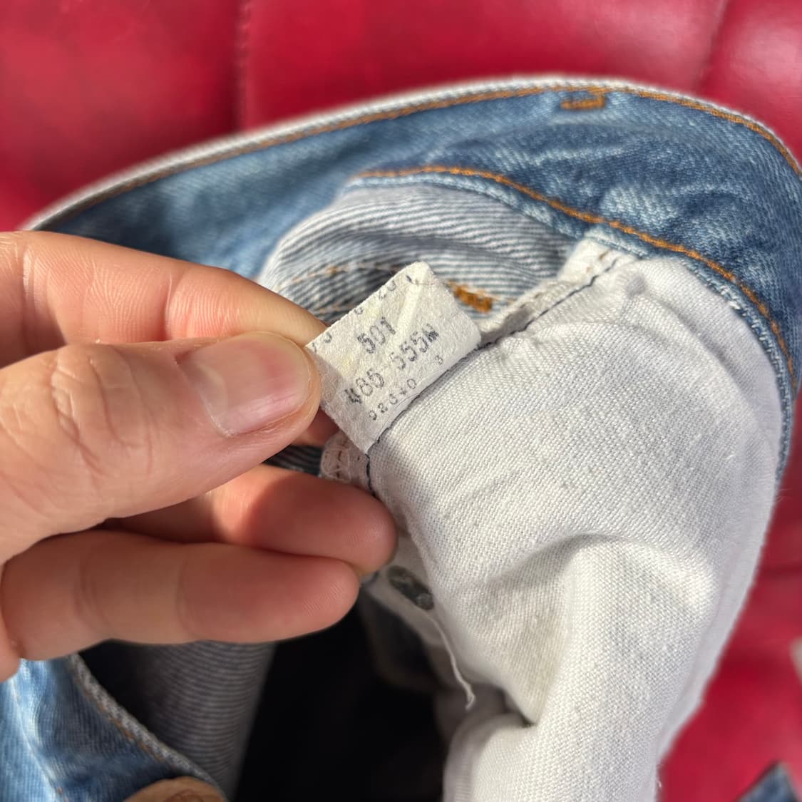 80년대 미국 리바이스 501 스몰 e  셀비지 상품이미지10