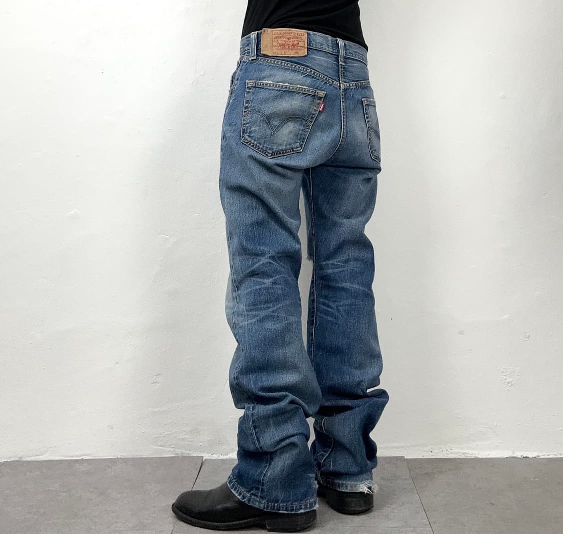 Levi’s 2000s 501 Button Fly Broken Denim 상품이미지4