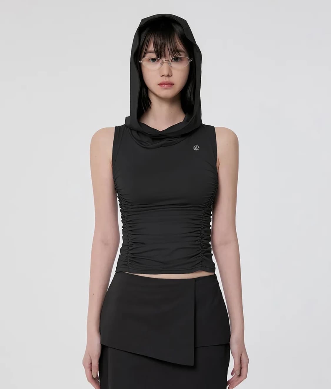 플레어업 후디 나시 블랙 상품이미지1