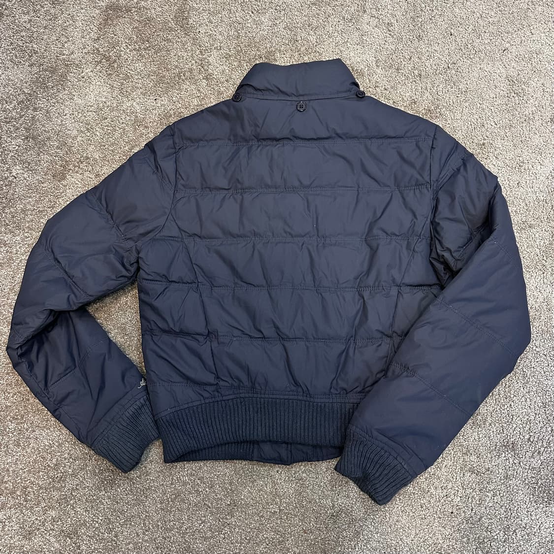 아베크롬비 울프죠 네이비 푸퍼 크롭 패딩M 상품이미지10