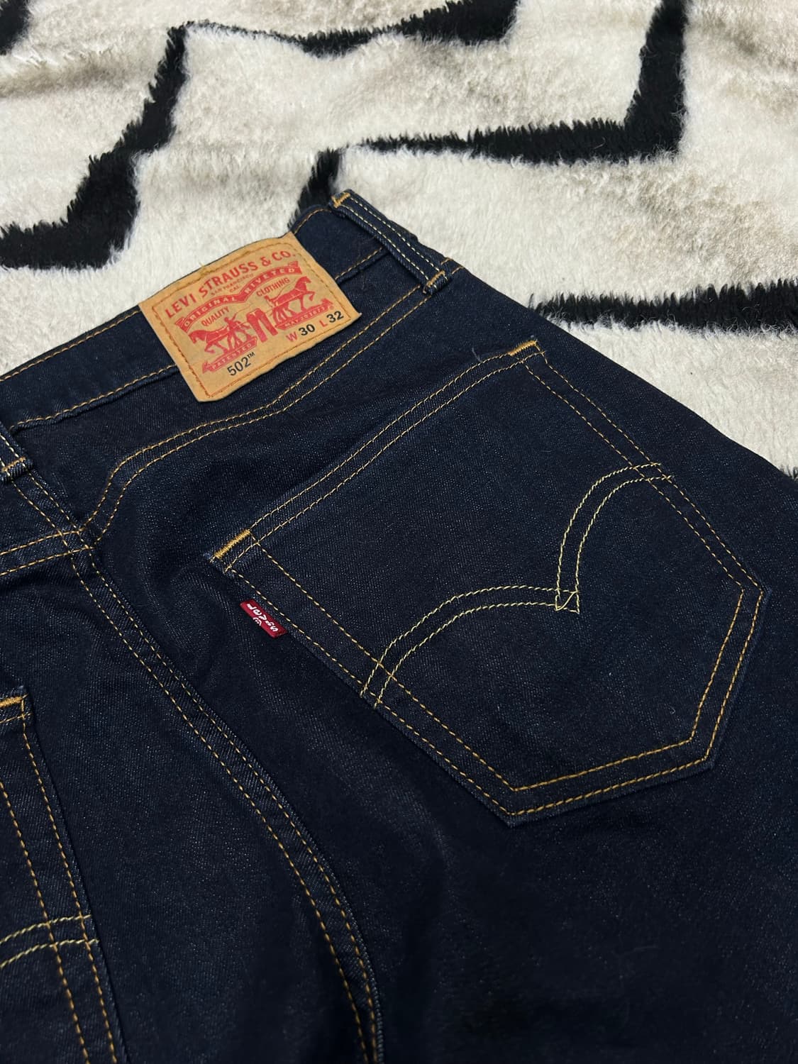 [30]리바이스502 레귤러 테이퍼핏 데님팬츠/생지/스판 상품이미지1