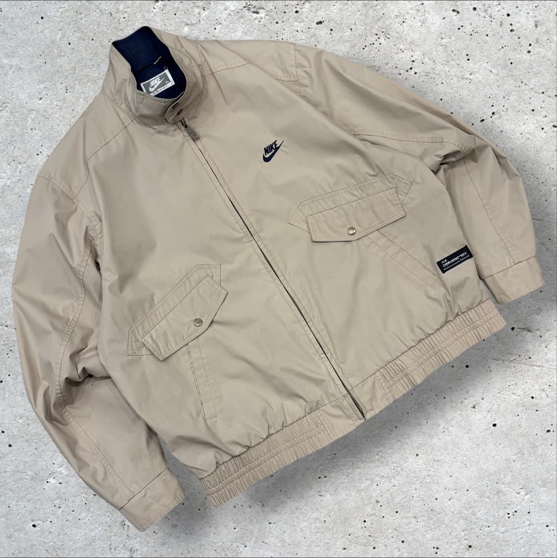 [L] 90s 나이키 빈티지 포켓 베이지 바람막이 자켓 D537 상품이미지1