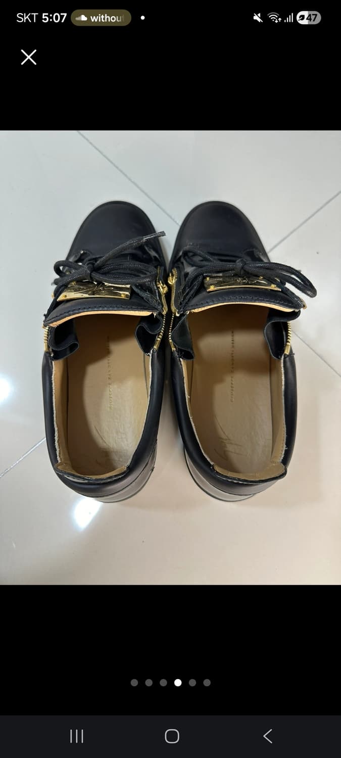 쥬세페 자노티 금장 스니커즈 상품이미지3