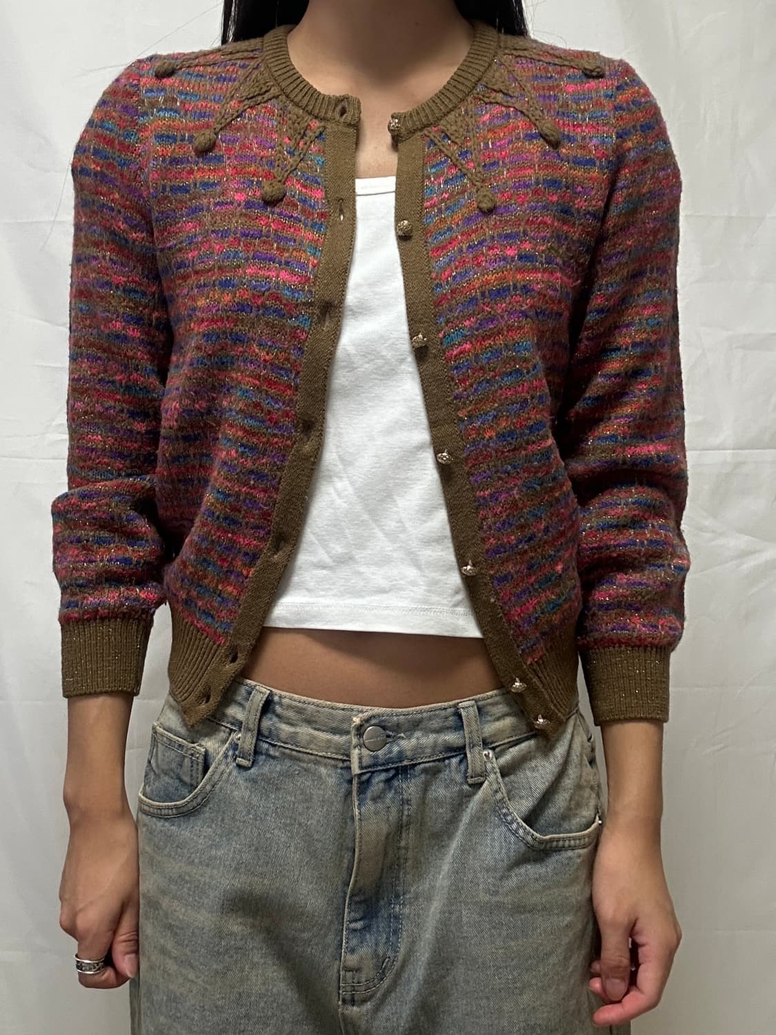 빈티지 라운드 가디건 상품이미지5