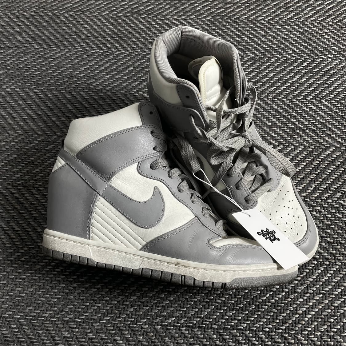 나이키 덩크 하이 레트로 화이트 플래티넘 스니커즈 o 3846 상품이미지1