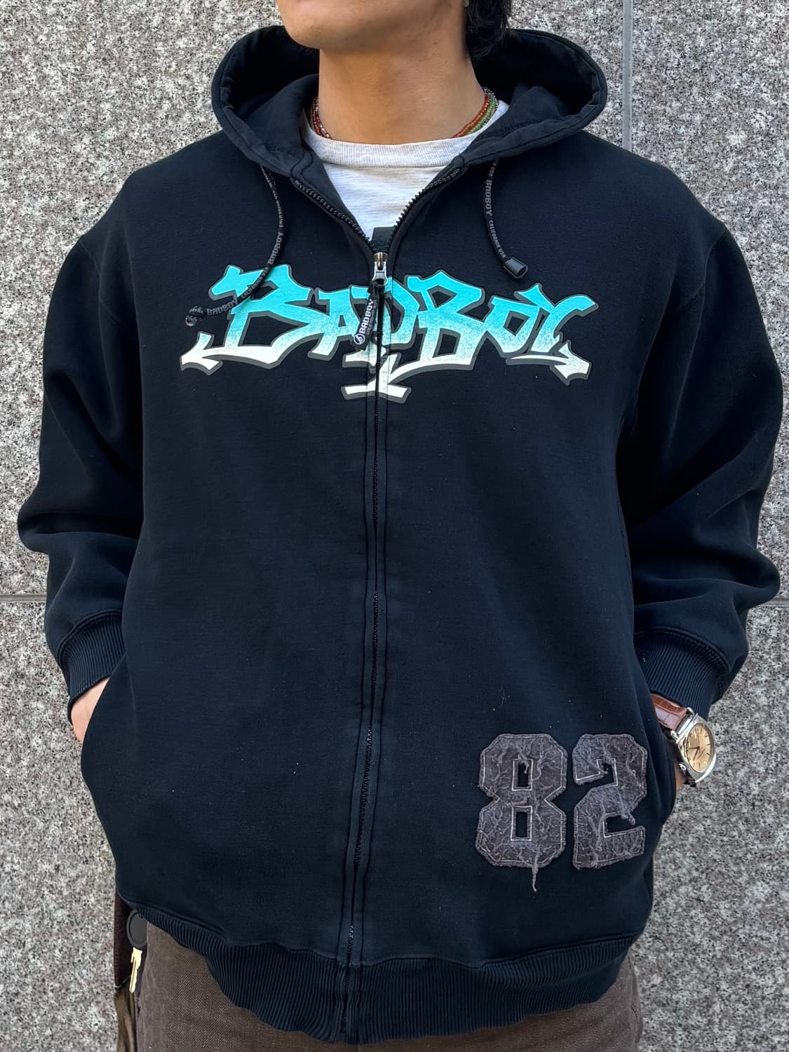 Bad boy y2k 그래픽 후드집업  상품이미지3