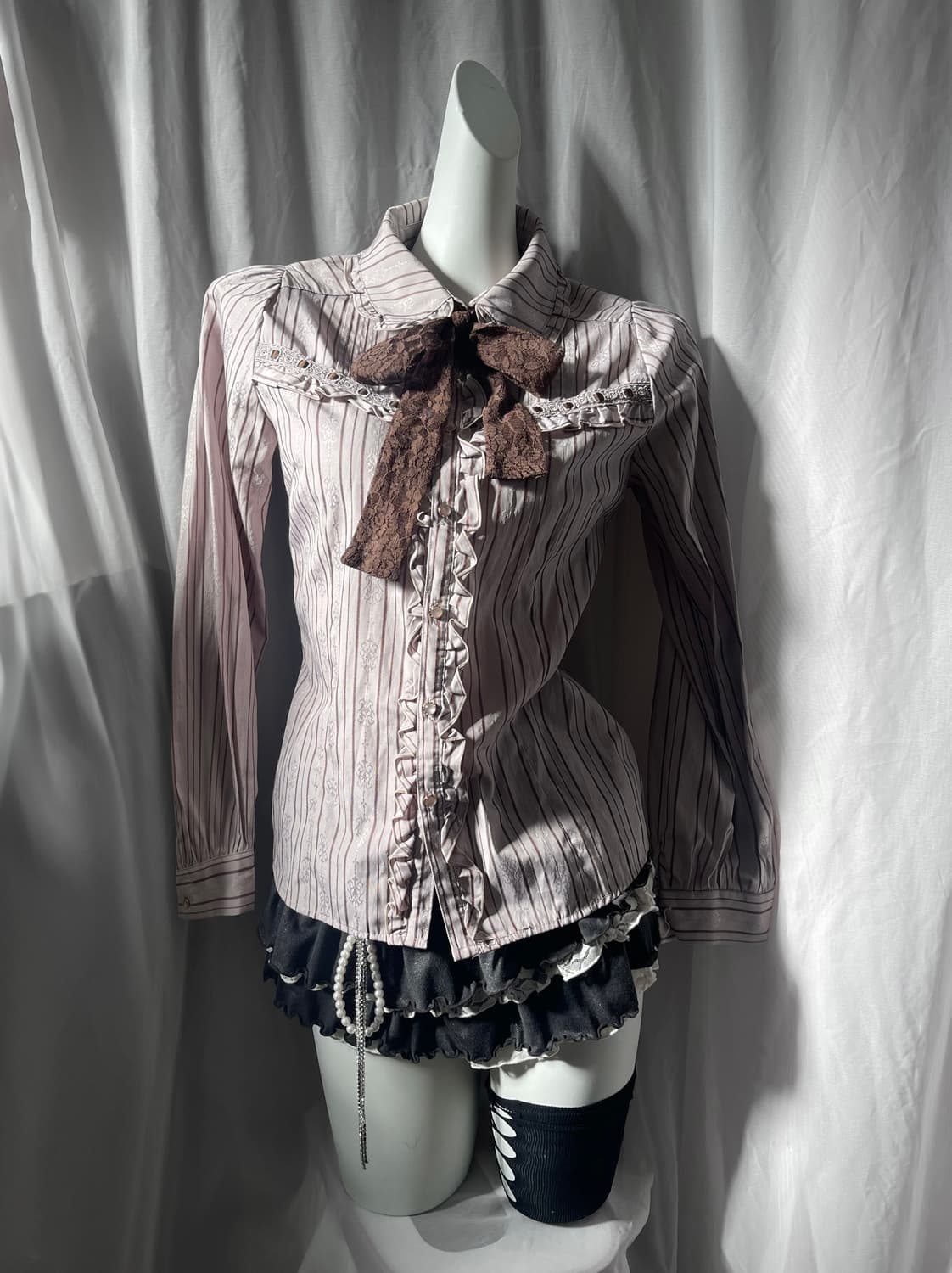 Axes femme blouse 엑시즈팜 블라우스 상품이미지1