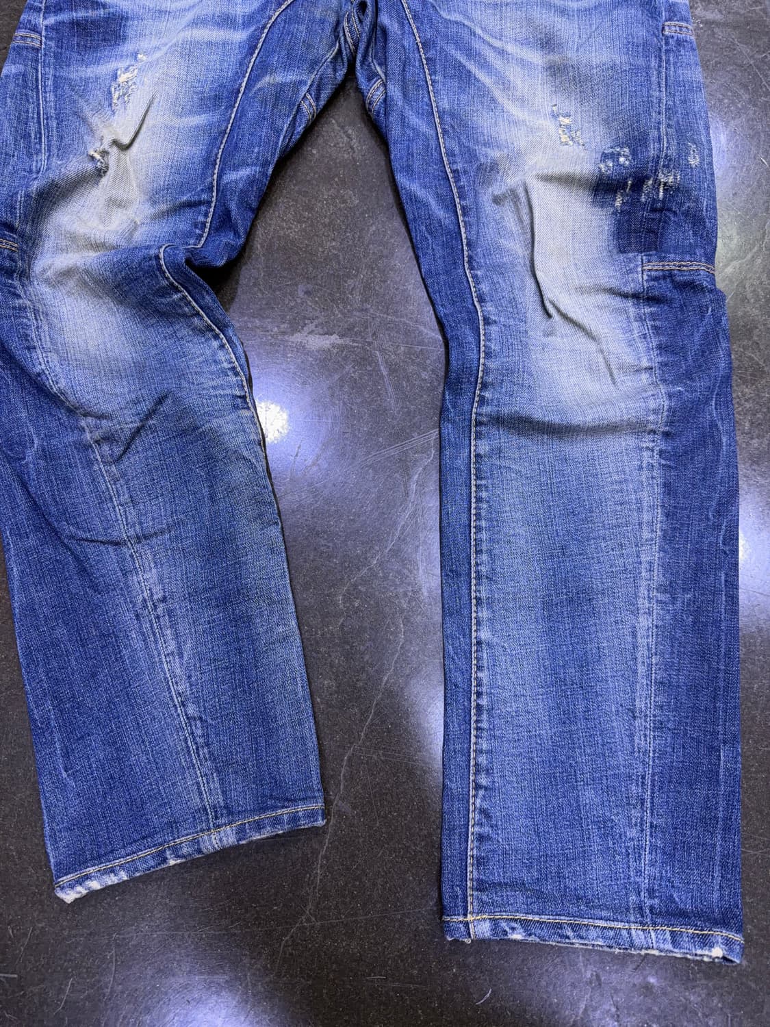 디스퀘어드2 블루탭 빈티지 타이디 바이커진 데님팬츠 52 상품이미지6