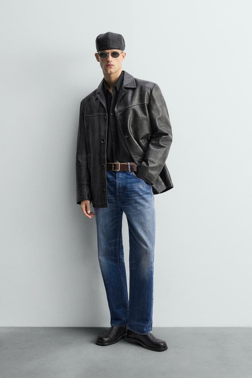 자라 / 스트레이트 앵클 핏 데님 리미티드 에디션 / 미드 블루 / 32 상품이미지1