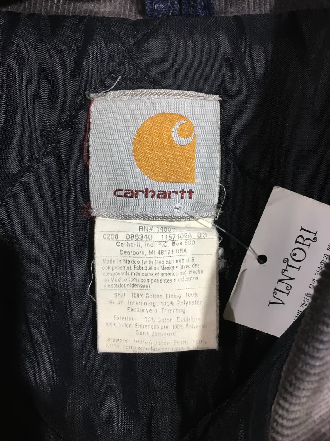 칼하트 워크 자켓 상품이미지4
