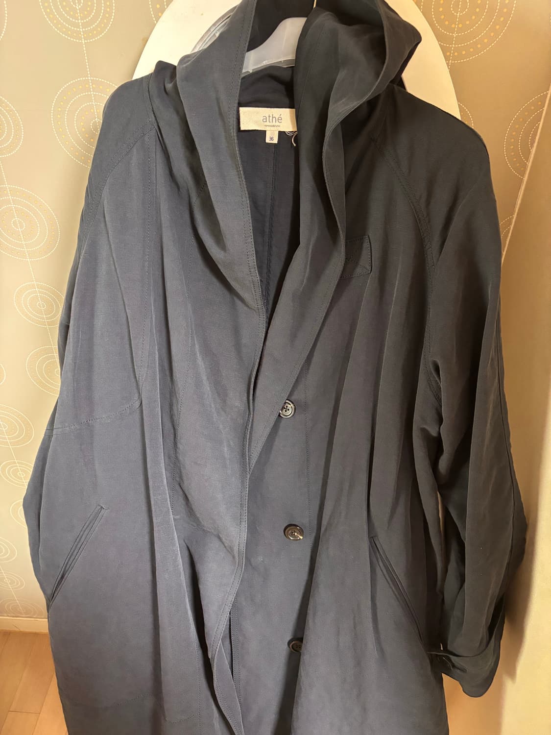 아떼바네사브루노 후드 트렌치 코트 상품이미지1