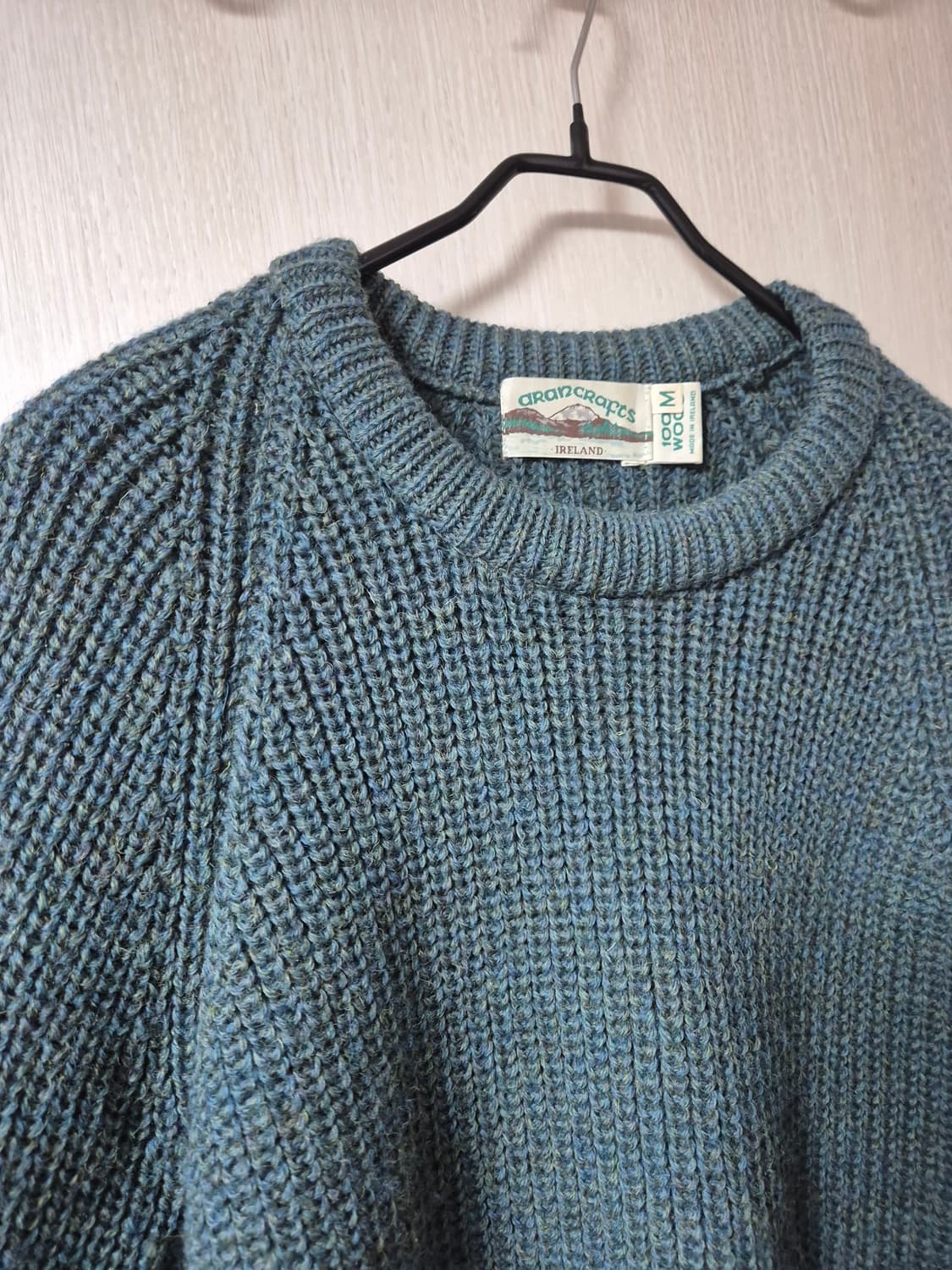 아란크래프트  헤비울 니트 스웨터 라지 상품이미지2