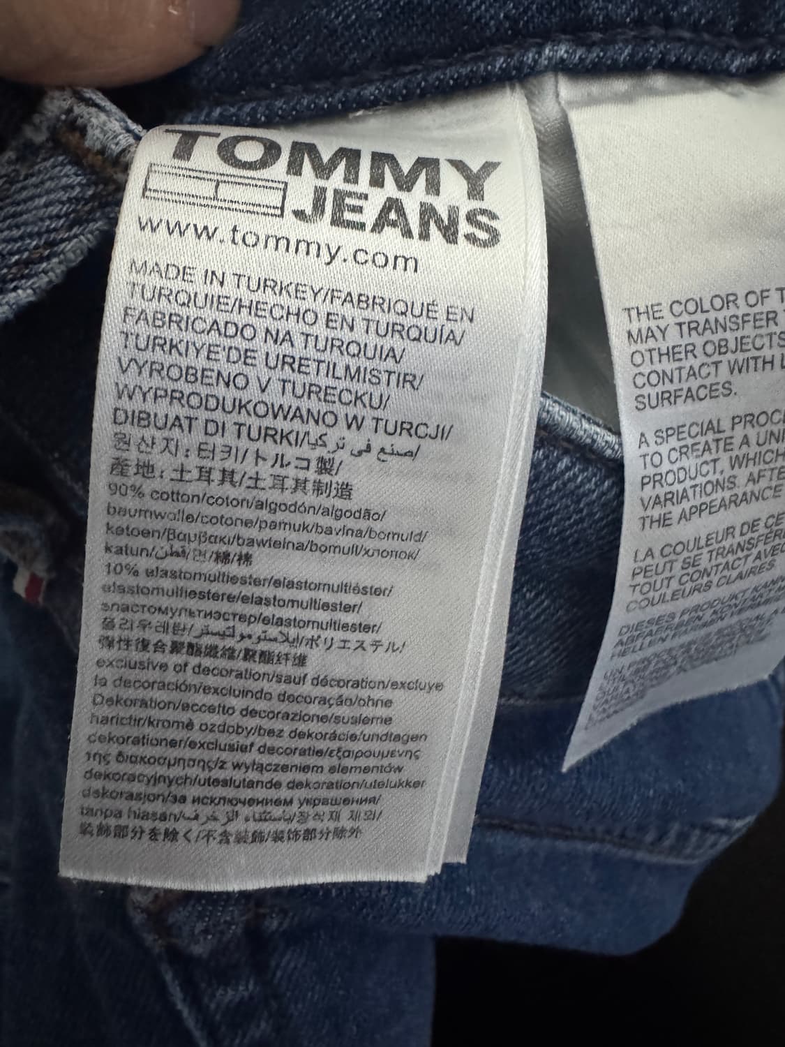 여성 타미 Tommy 진스 빈티지 패턴 데님 미니 스커트 치마 26 상품이미지4