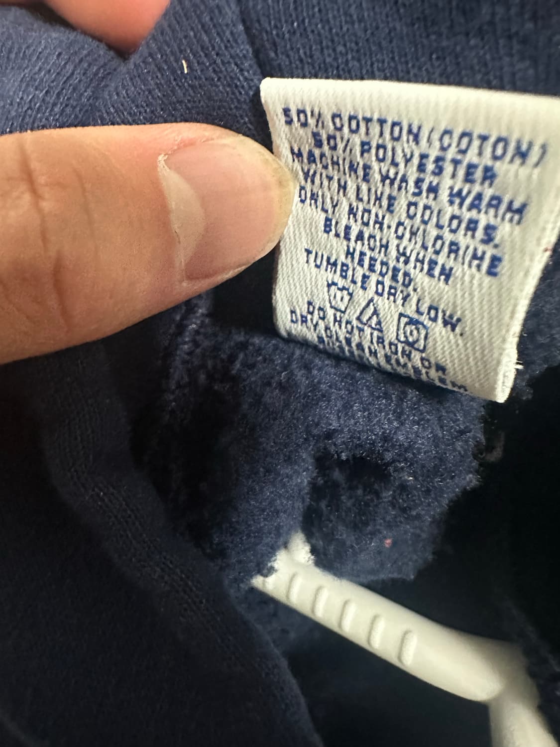 90s 러셀 후드집업 네이비 상품이미지5