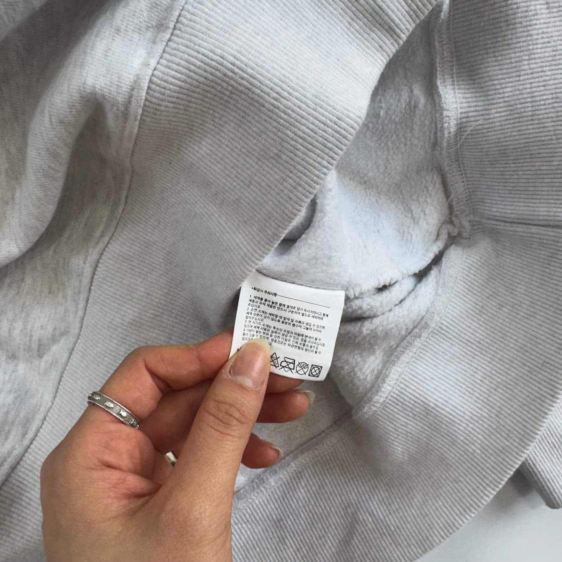 Balansa 발란사 레드 로고 멜란지 맨투맨 상품이미지7