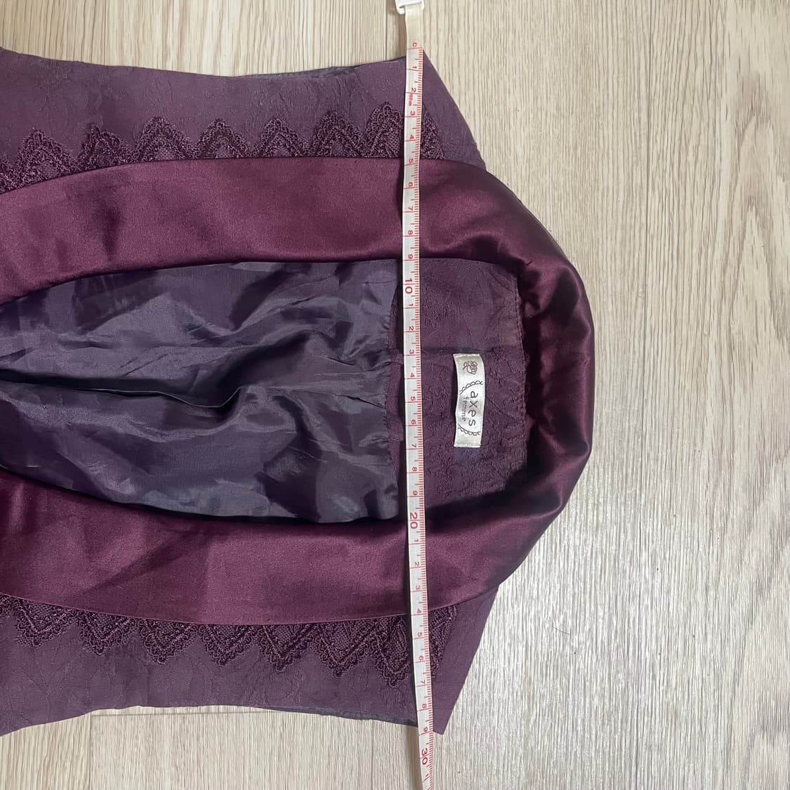 빈티지 와인컬러 레이스 베스트 / 고딕 무드 상품이미지4