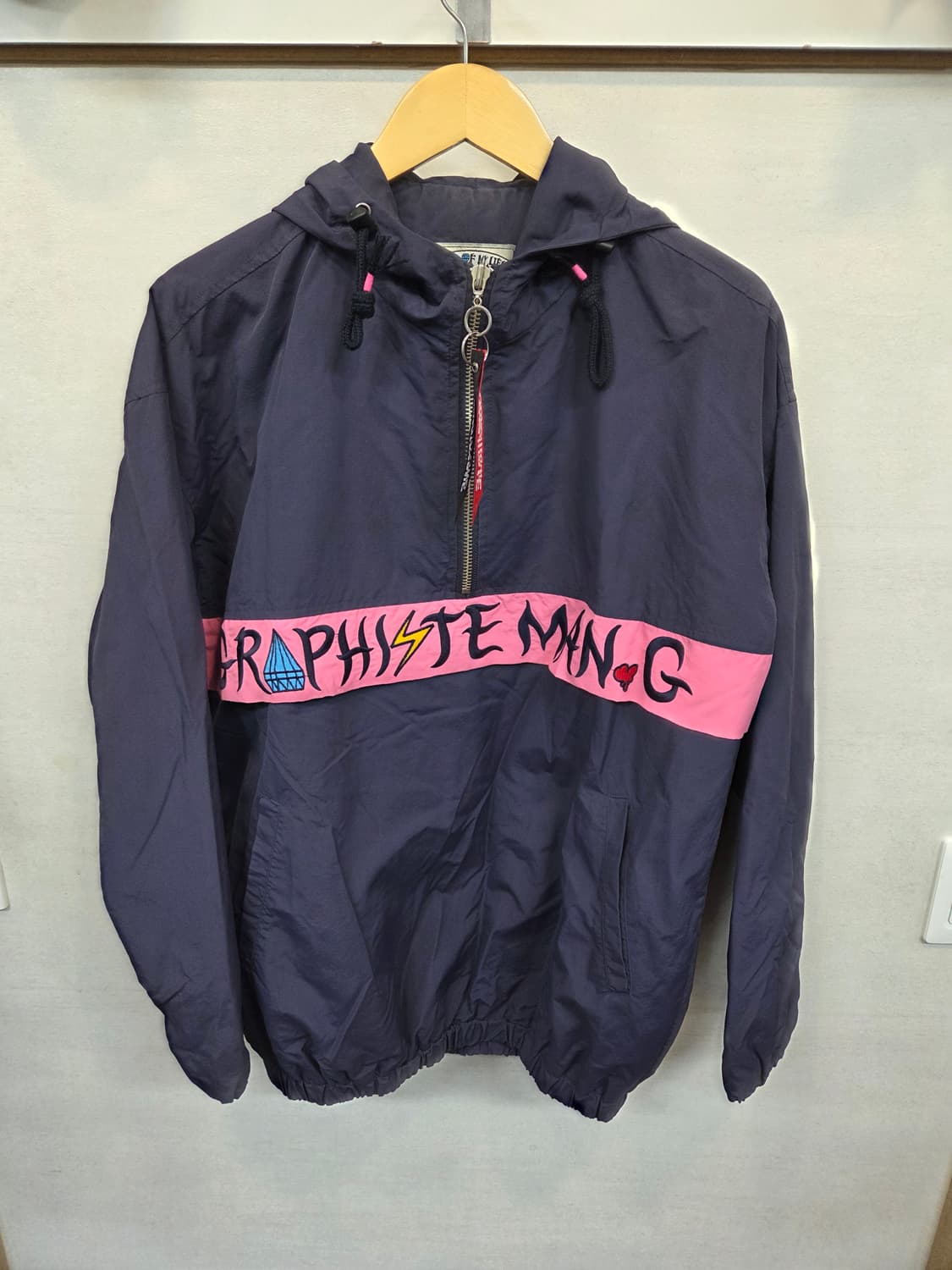 그라피스트 만지 반집업 아노락 자켓 프리 상품이미지1