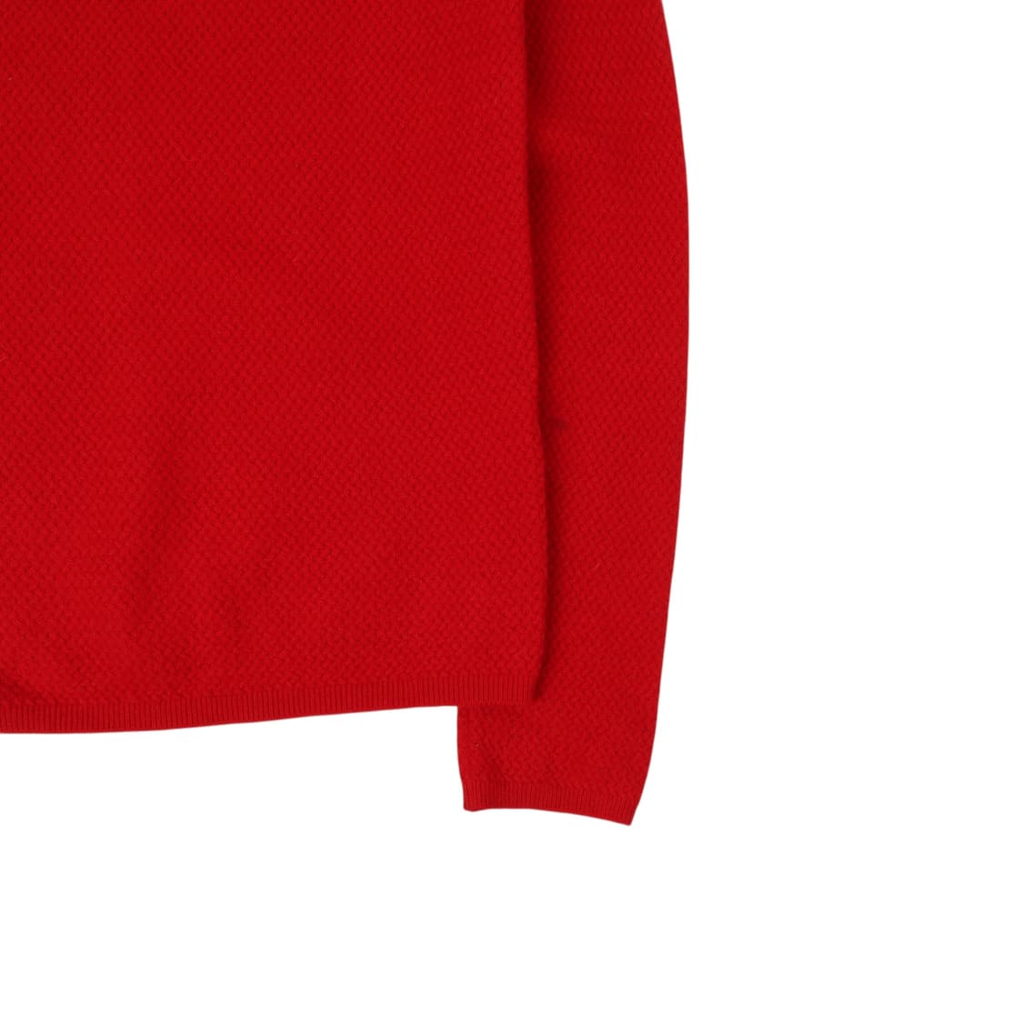 라코스테 우먼스 레드 울 니트 스웨터 상품이미지4