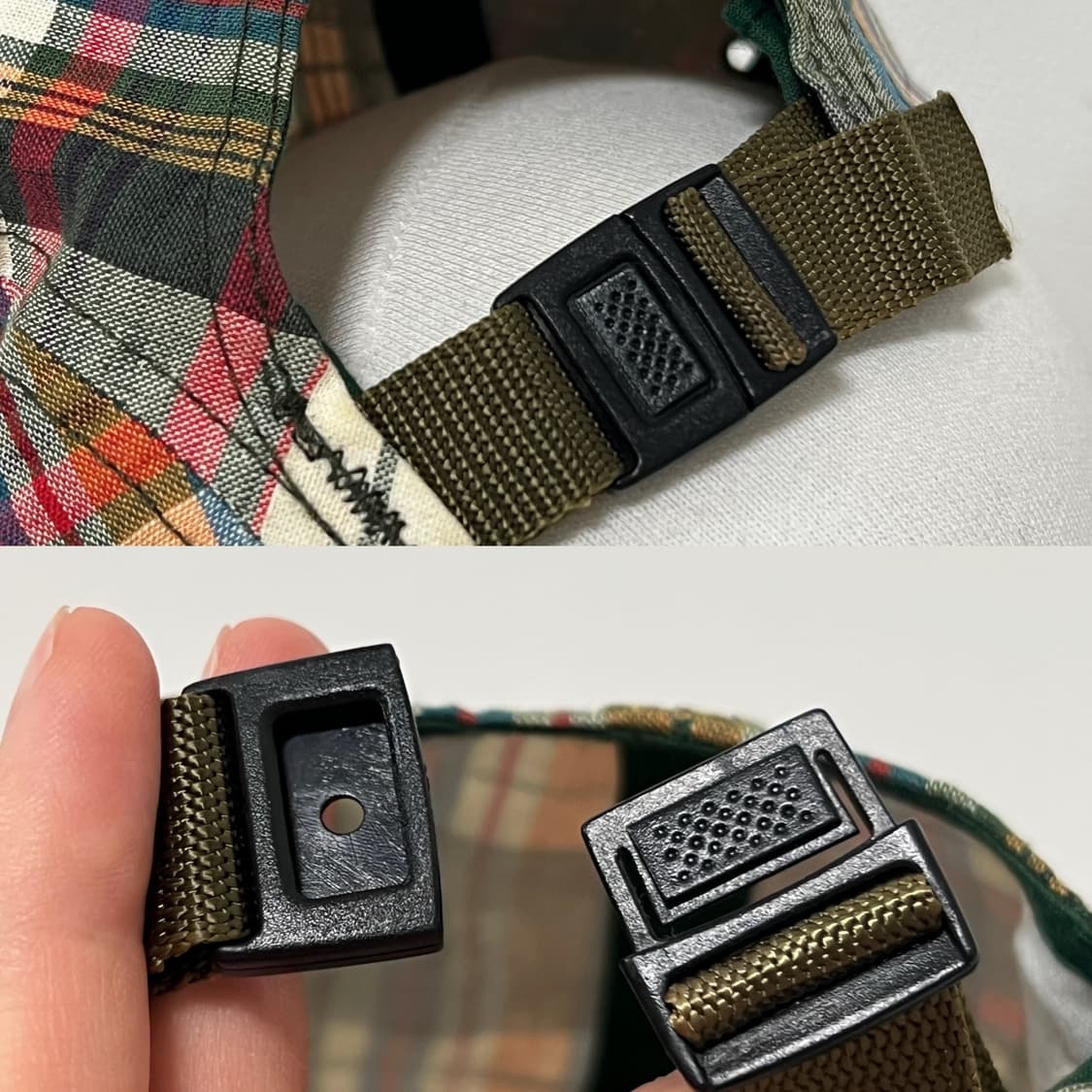 슈프림 2005 체크 패턴 5패널 캠프캡  상품이미지8