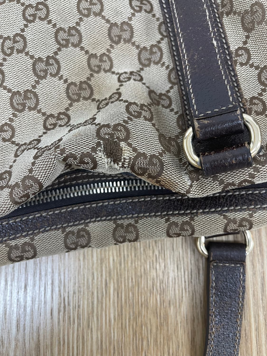 구찌 GG 캔버스 보스턴백 숄더백 상품이미지6
